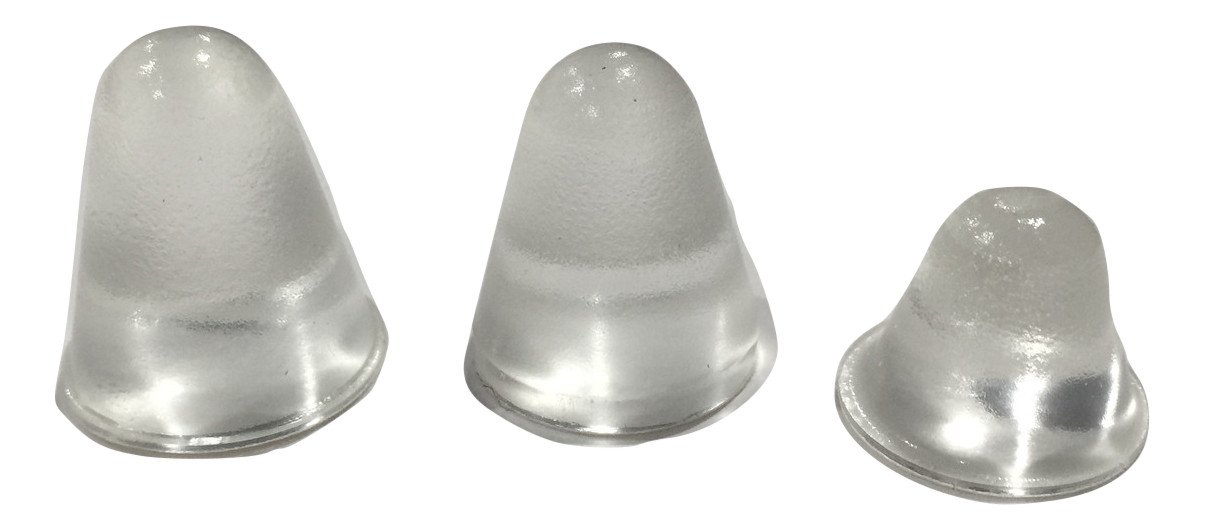 Cone Shaped Clear Rubber Bumpers - 16 PC Combo - Tall Rubber Feet Spacers for Electronics, Computer Audio Equipment, Car Truck Bug Deflector, Cutting Boards, Picture Frames, Cabinet Door