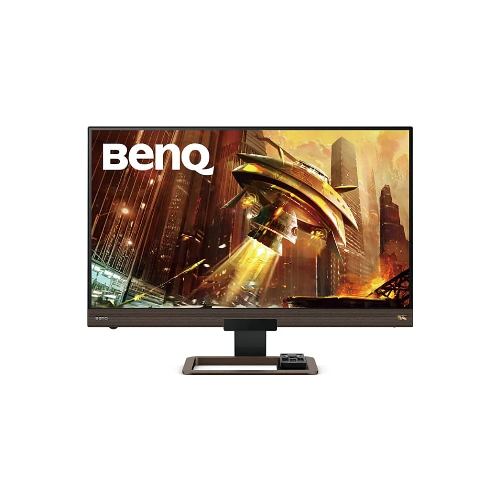 BenQ EX2780Q 27 Inch 2K QHD 2560x1440 | 144Hz Gaming Monitor | FreeSync Premium | IPS | USB Type-C, HDMI, DP | DCI-P3 | Built-in Speakers | Remote Control | Anti-glare, Flicker-free, Bezel-less