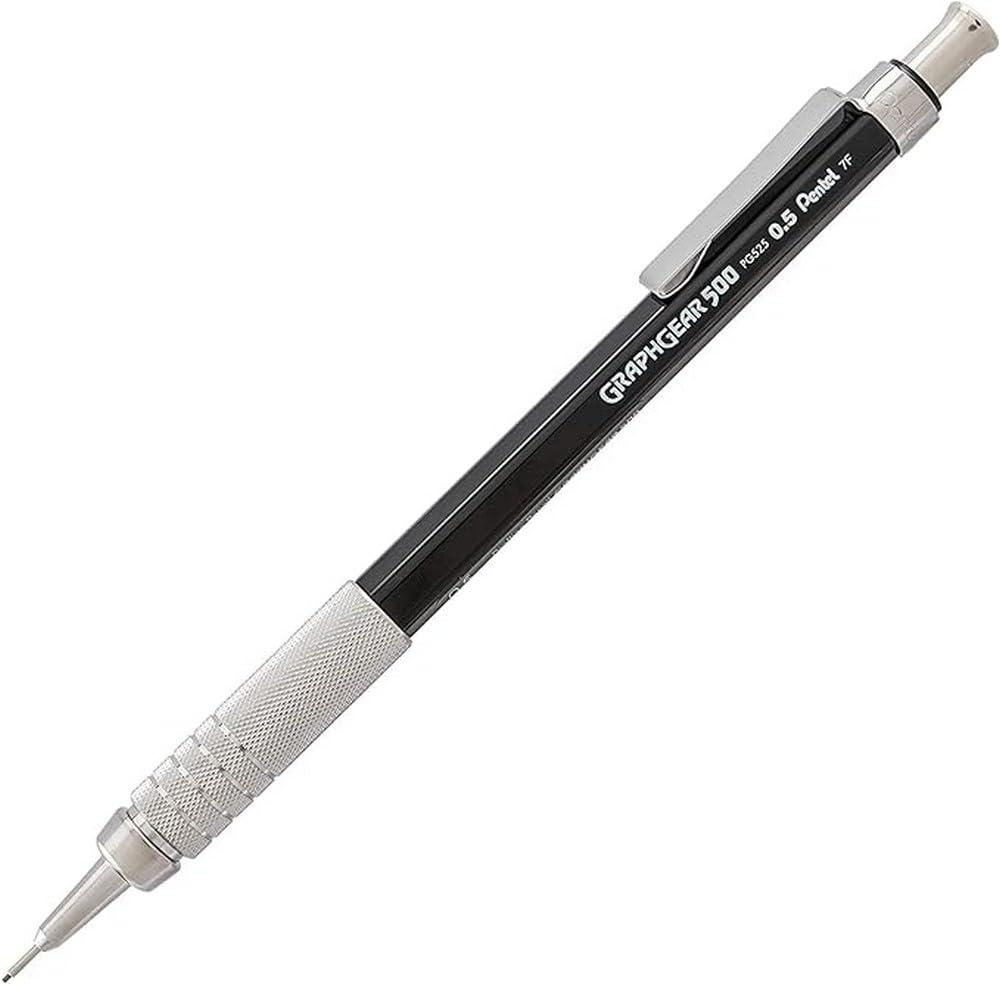 Pentel GraphGear 500 Automatic Drafting Pencil, Black