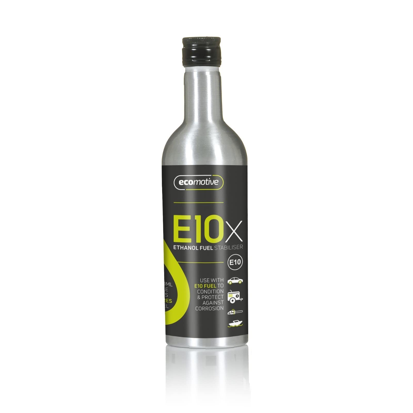 ECO-MOTIVE E10200 E10X 200ml Ethanol Fuel Conditioner designed for Corrosion Protection and Fuel Stabilization