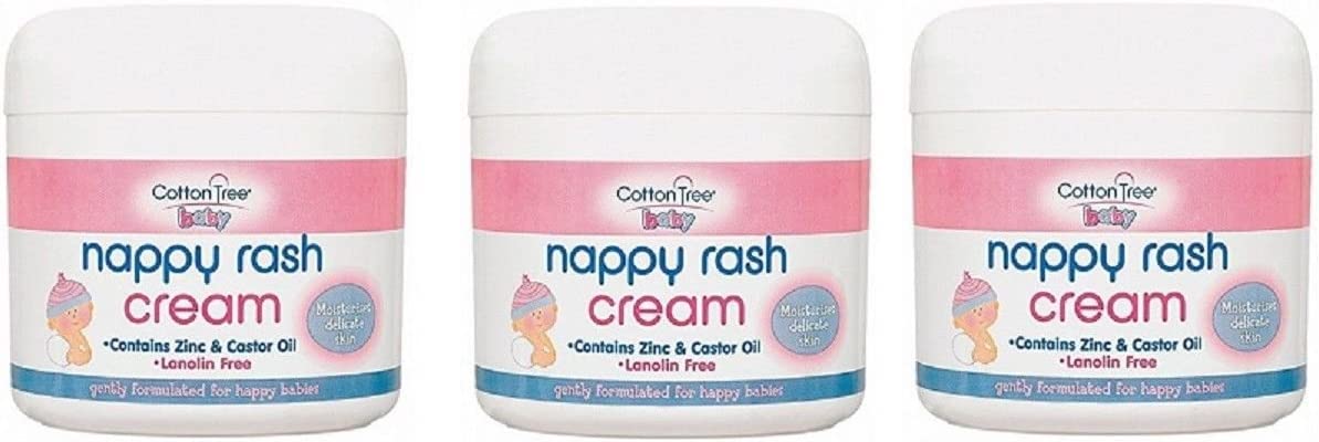 Scotvision3 x Nauge Nappy Rash cream Zinc & Castor oil 200ml Lanolin Free ( Formerly Cotton Tree)