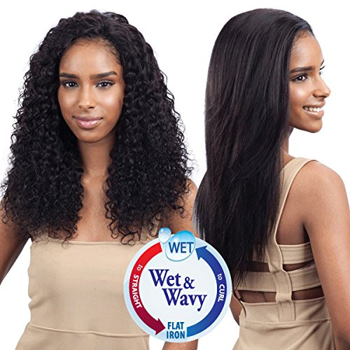 DEEP WAVE 7PCS (36cm 41cm 46cm ) - Naked Nature Brazilian Virgin Remy 100% Human Hair Wet & Wavy