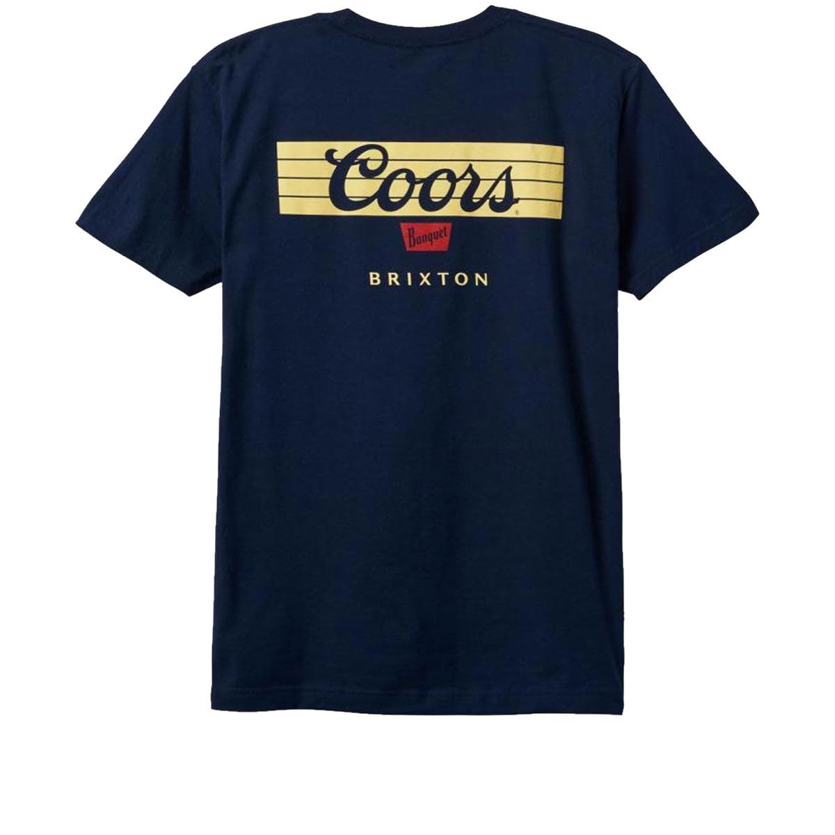 BRIXTONx Coors Bar T-Shirt - Navy - MD