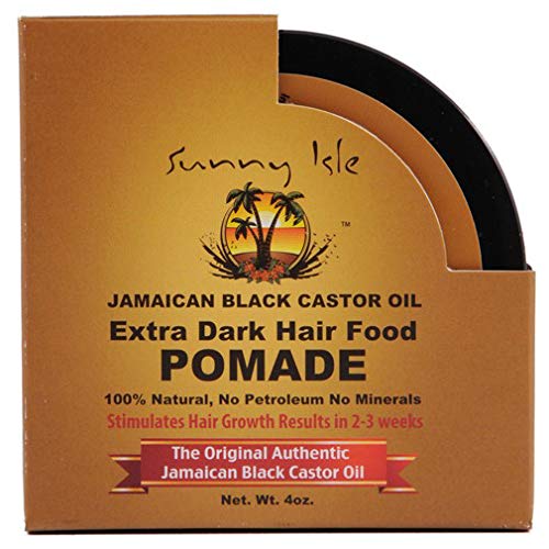 Sunny Isle Jamaican Castor Oil Edge Hair Gel 3.5oz Jar (2 Pack)