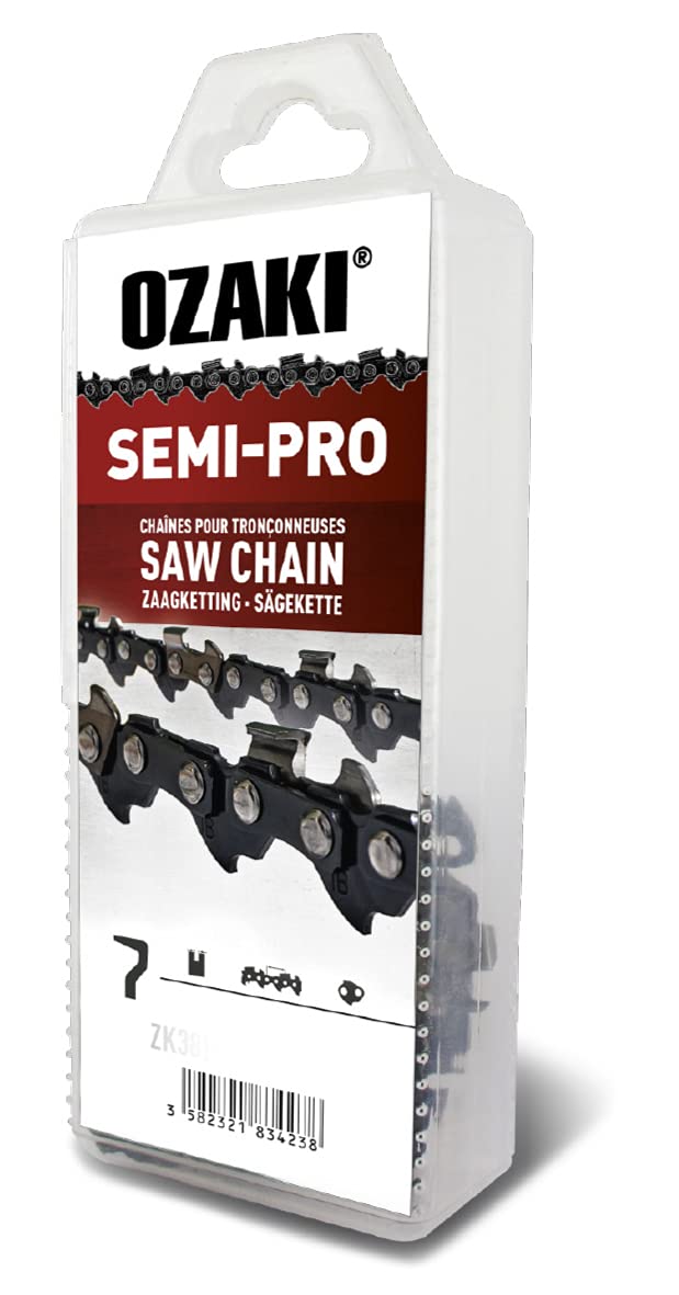 OZAKI - Chainsaw Chain .325 E67 - Semi-Pro - Gauge 1.6 mm (0.063") - Semi-Square Gouge Profile - 67 Drives - 40 cm