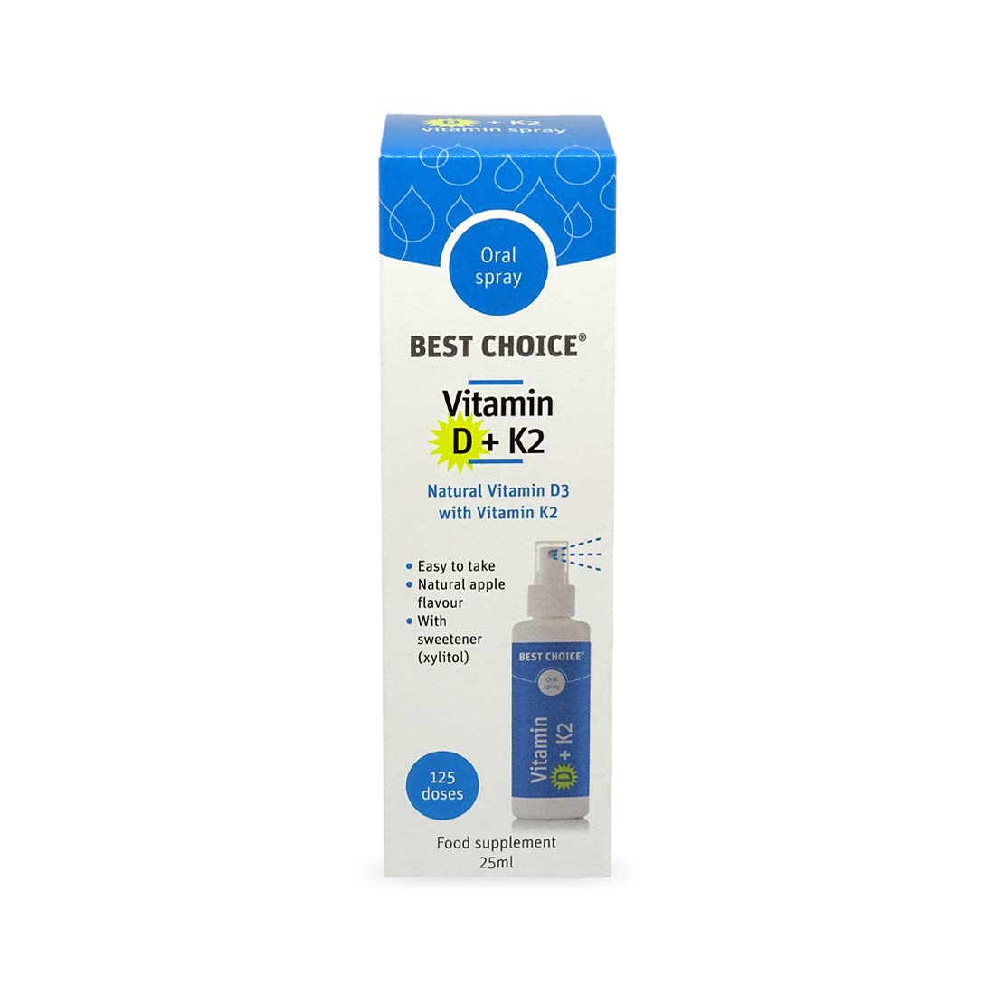 Best Choice Products Products Vitamin D3 & K2 Spray - 25ml