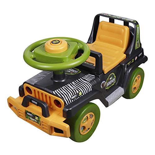 Toyzone impex Pvt Ltd Ben10 Safari Kids Rider Car -Multicolour