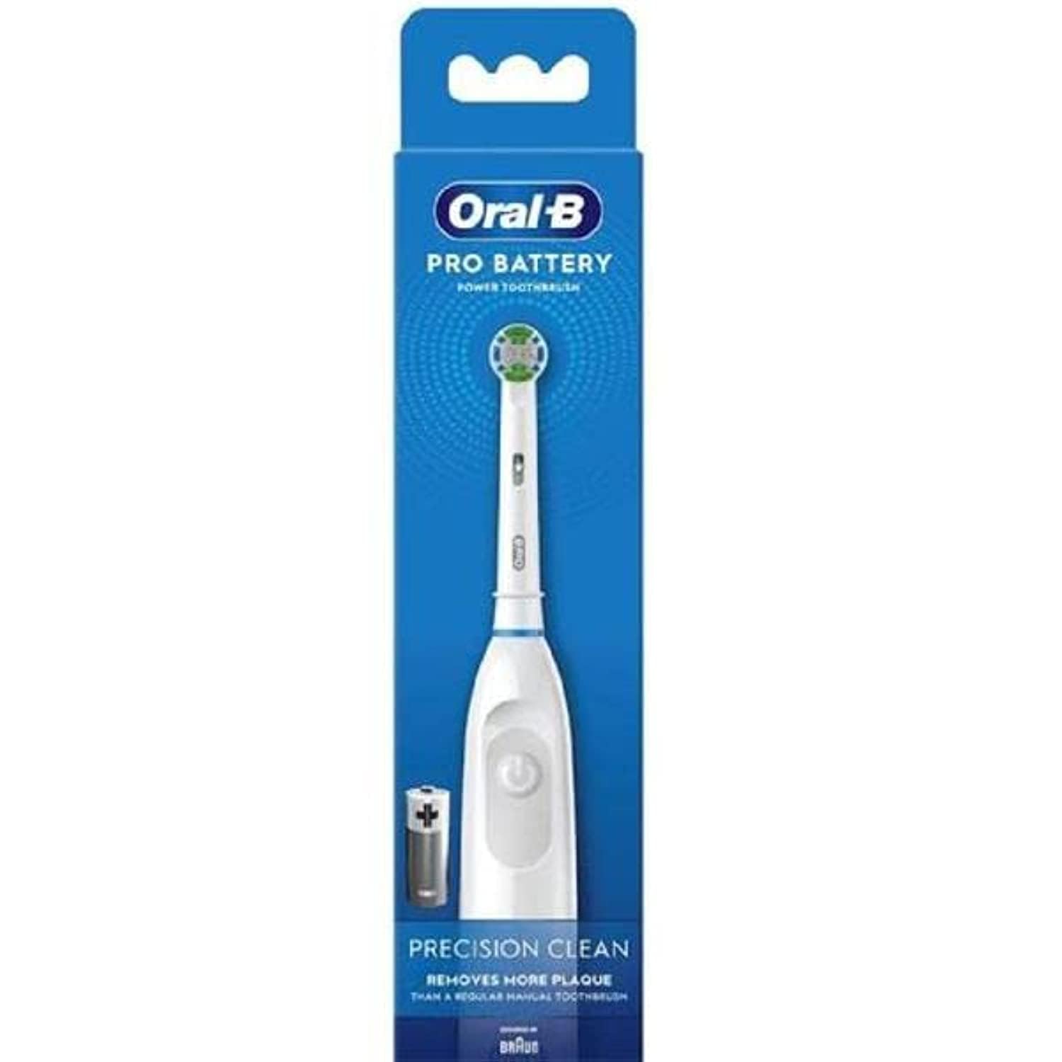 Oral-BPro Battery Toothbrush, 2 Batteries Included