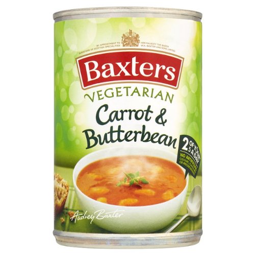 Baxters Vegetarian Carrot Soup & Butterbean 4 x 400 g