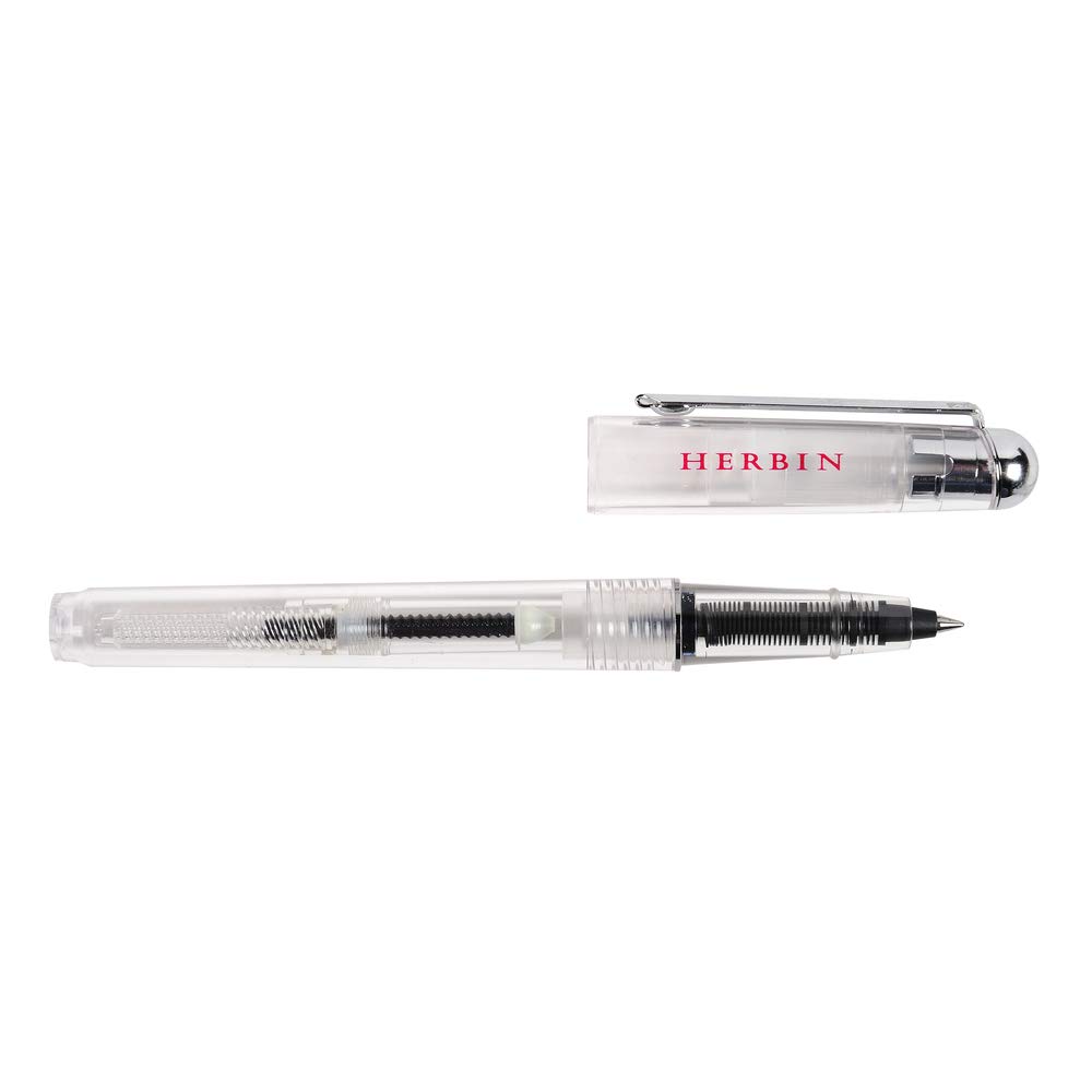 Herbin 22500T - Roller Pen With Pump, Transparent