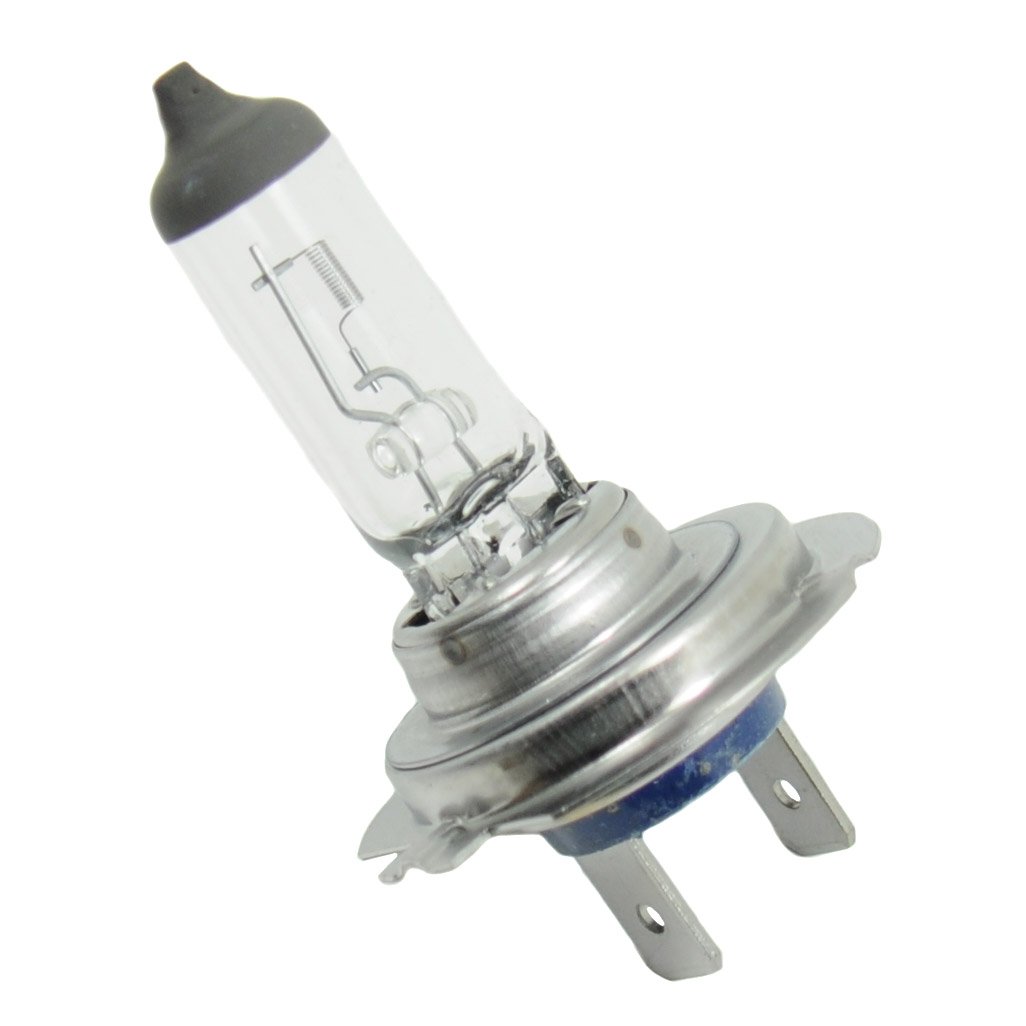 PHILIPS H7 12972 Premium Halogen Headlight Bulb (12V, 55W) | Set of 1 | Silver and Clear