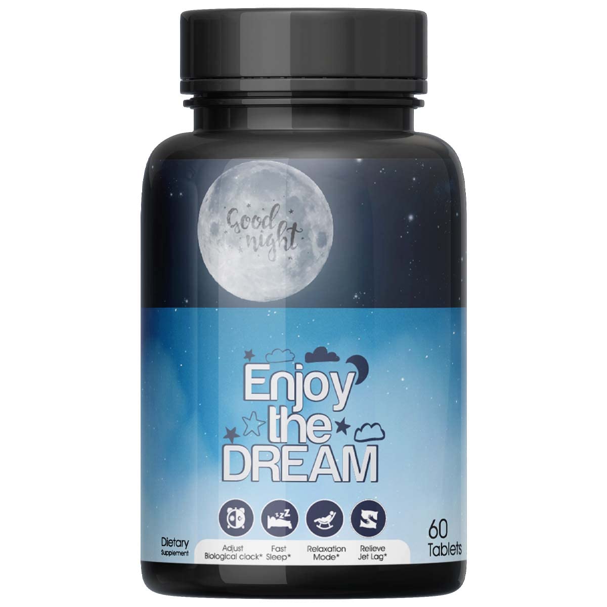 laperva Sleep Supplement | Enjoy The Dream - Helps Adjust The Body's Biological Clock, Fast Sleep, Relieve Jet Lag (60 Tablets)