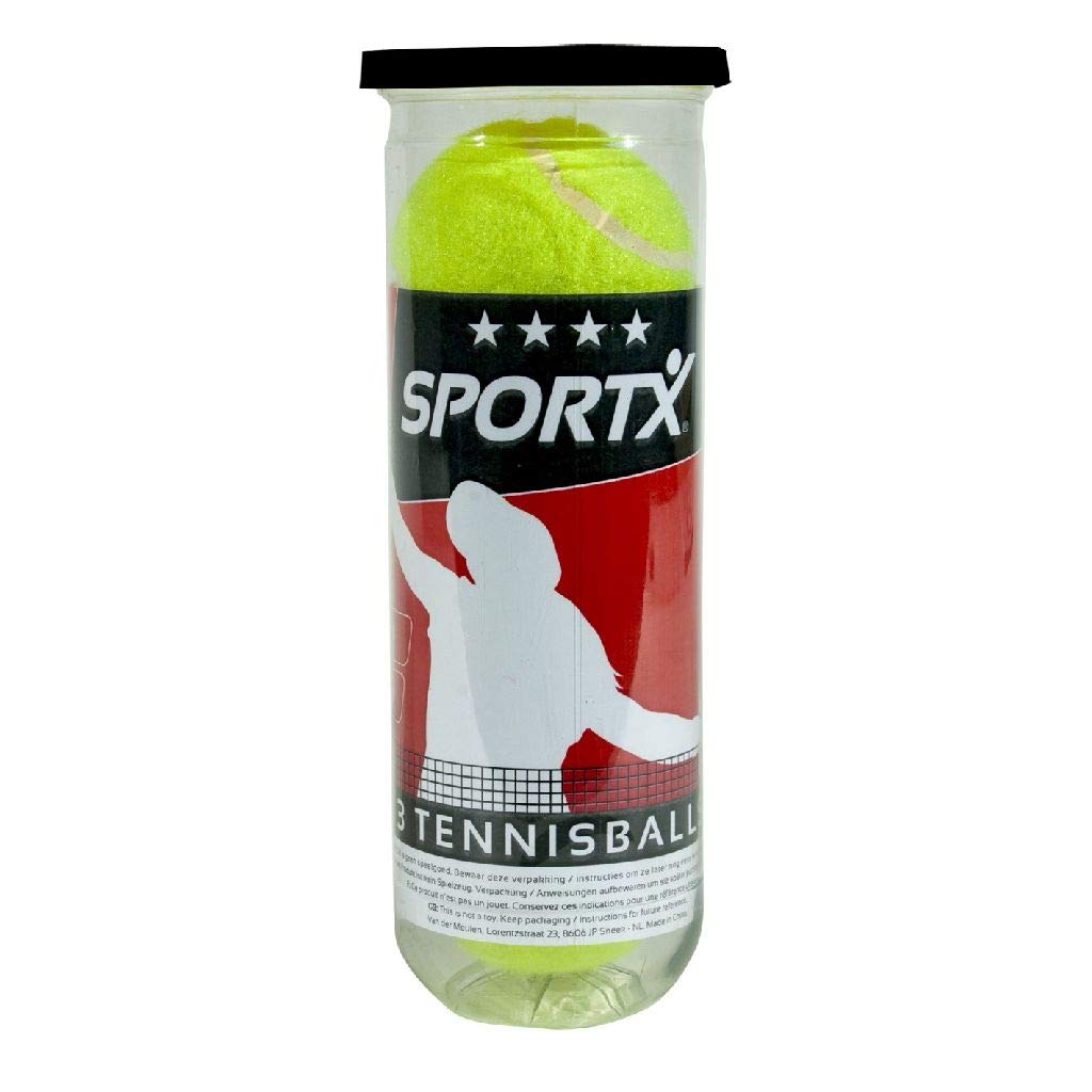 SportX TBG-3A Youth Unisex Tennis Balls - Yellow, Official