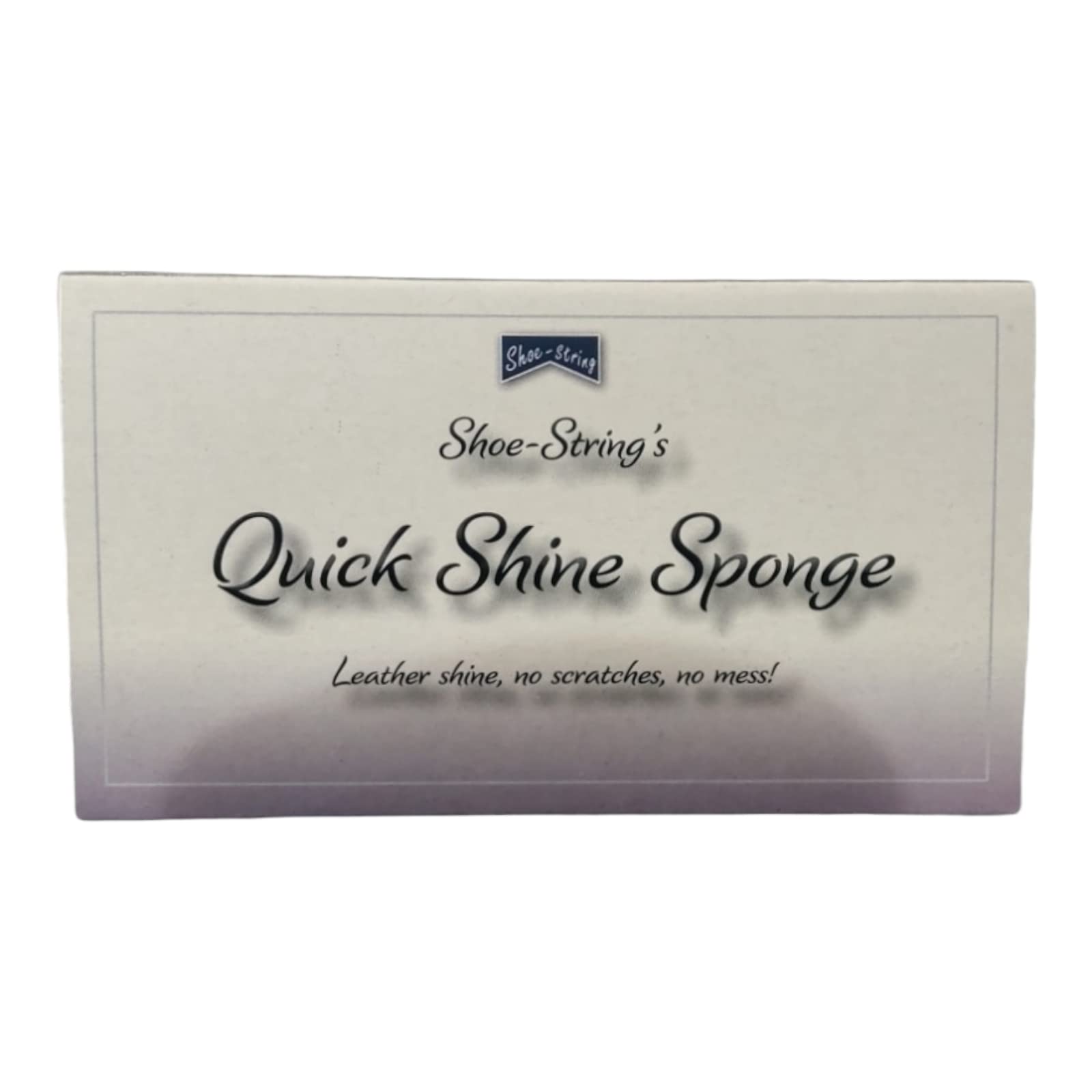 Shoe-String's Quick Shine Sponge (Leather Shine, no Scratches, no Mess!)