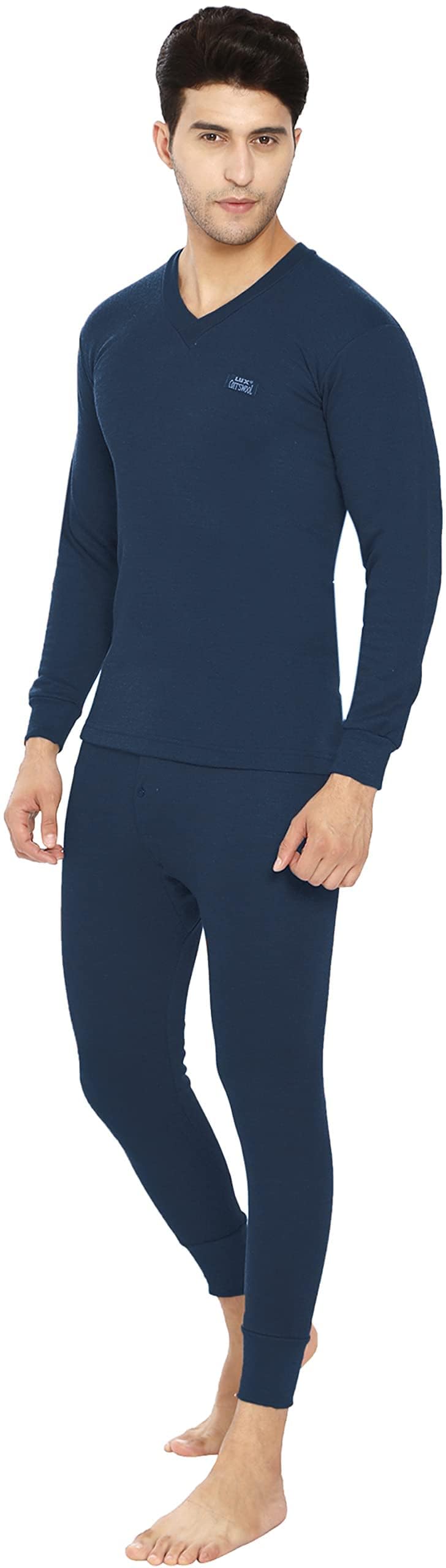 Lux Cott's WoolLux Cottswool Men's Thermal Top and Lower Set