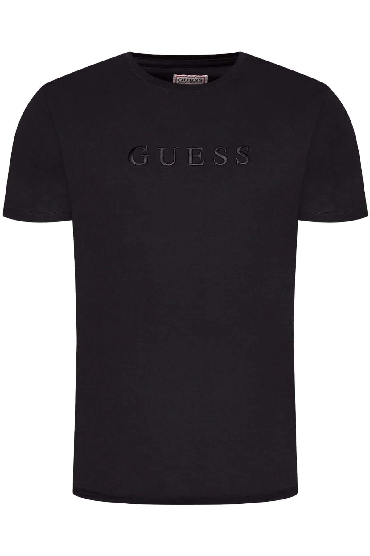 GUESS Men's Short Sleeve Classic Pima Embroidered Logo