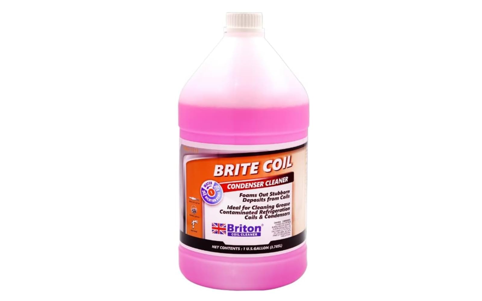 Briton Refrigerant Brite Coil Condenser Coil Cleaner | No.1 Coil Cleaner for HVAC 3.785L