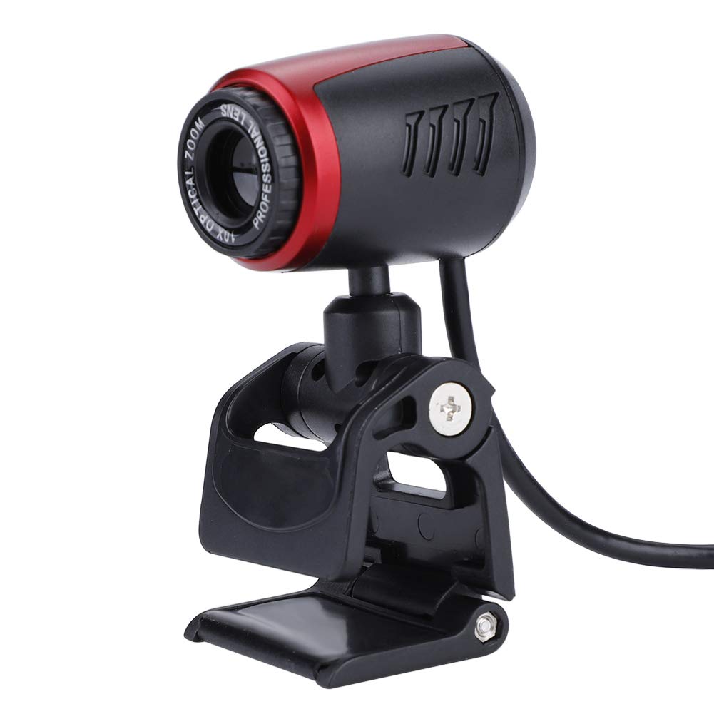 GoshydaUSB Webcam with Mic, 360 Degree Adjustabe USB2.0 HD Web Camera for Computer PC Laptop, for Skype/for MSN