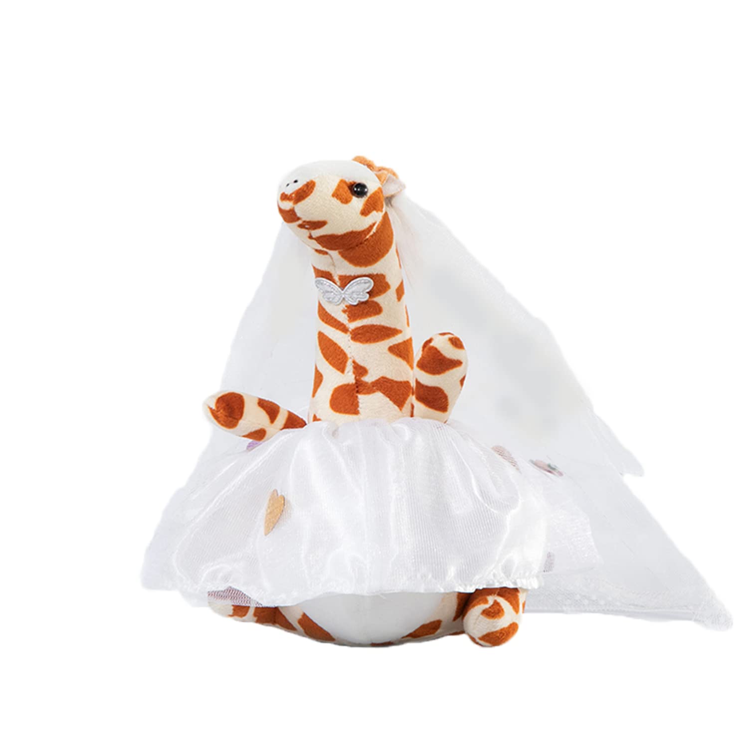 Giraffe Stuffed Animals Plush Toy Bride and Groom Giraffe Plushies for Wedding Cute Stuff Giraffe Gift for Women Girls