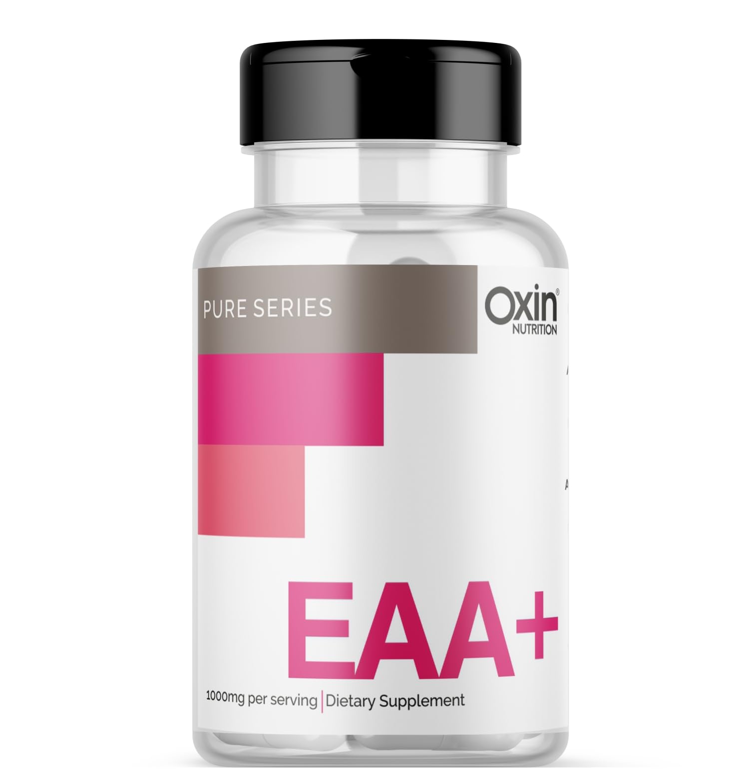 Oxin Nutrition IMPORTED EAA All 9 Essential Amino Acids - 60 Vegetable Capsules