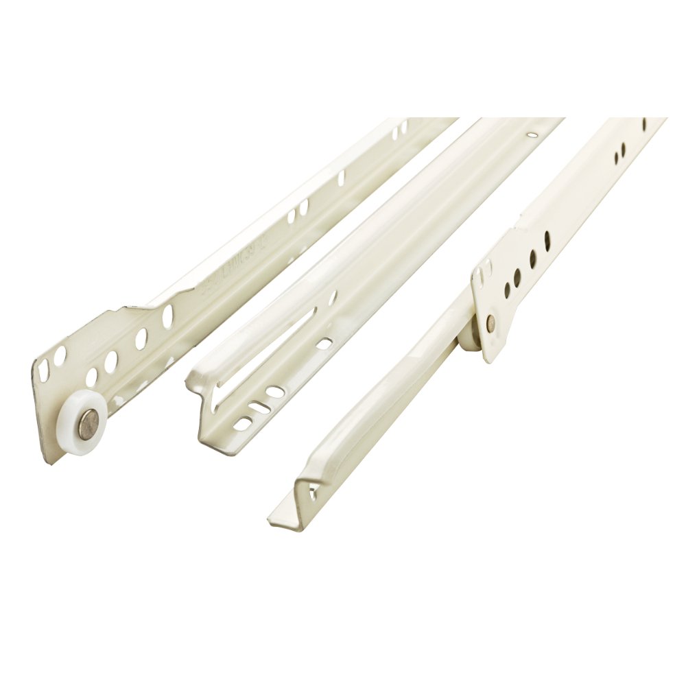 Liberty D68814C-W-TX 14-Inch Bottom Mount Drawer Slide, White