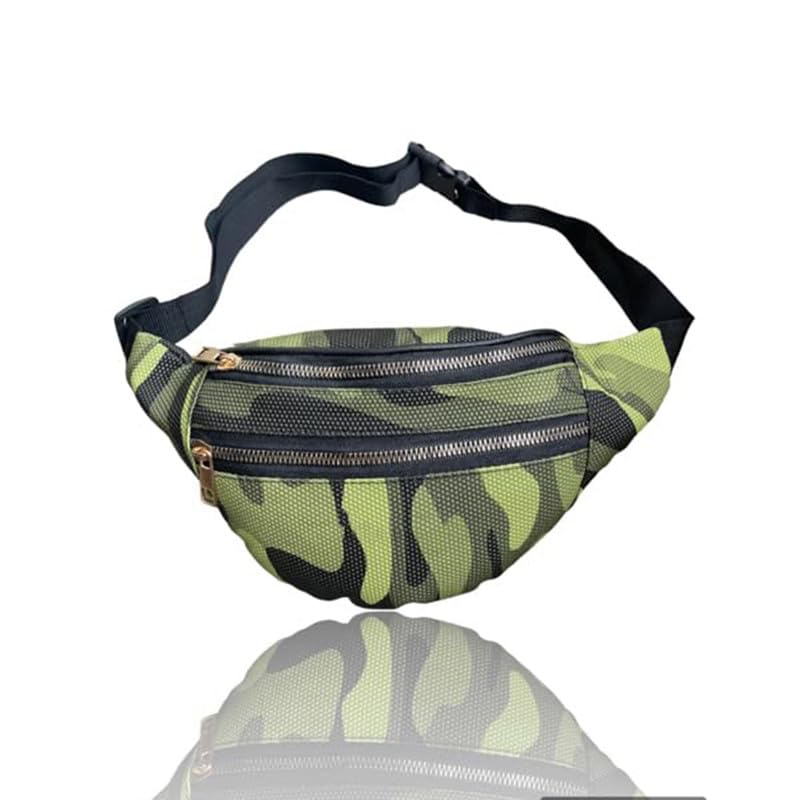 DcoziStylish & Fashionable Polyester Traveling Pouch | Waist Bag for Men & Women - Waist_bag02 (Color Green)