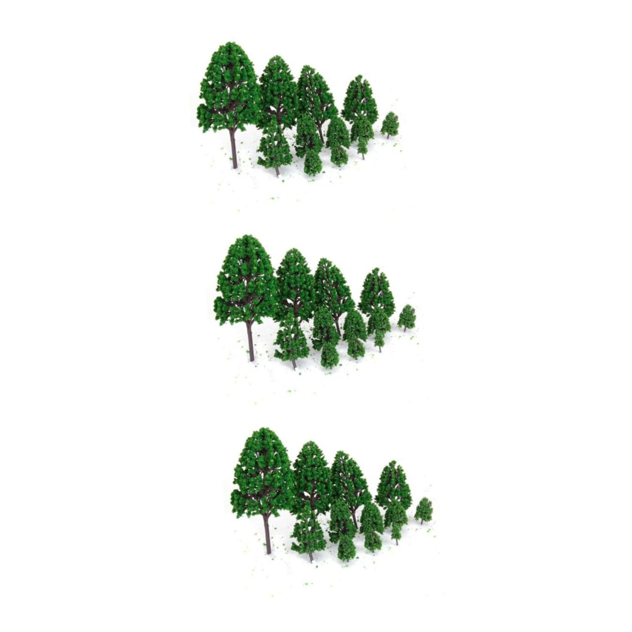 STOBOK 36 Pcs Model Tree Scenery Model Forest Animals Figures Tree Train Craft Trees Miniature Trees Model Train Miniture Trees Scale Mini Trees for Crafts Sand Table Model Toy Trees