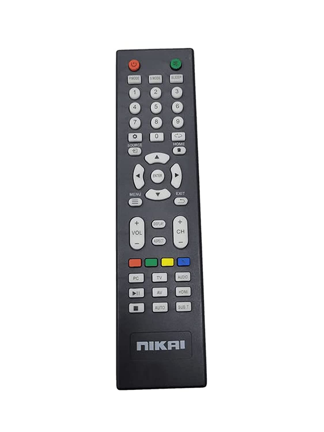 Elterazone New Replacement Remote Control, Remote Control Fit, Universal Remote Control Compatible with NIKAI TV (TYPE 1)