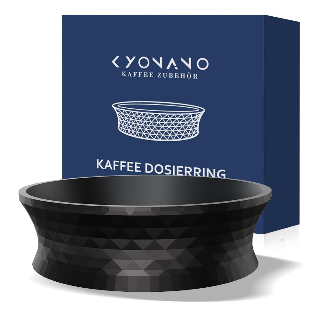 KYONANO Espresso Accessories - 51mm Magnetic Dosing Funnel, Espresso Coffee Dosing Ring, Compatible with 51mm Delonghi & EUPA Portafilter Series, Espresso Accessories for Barista, Home, Cafe