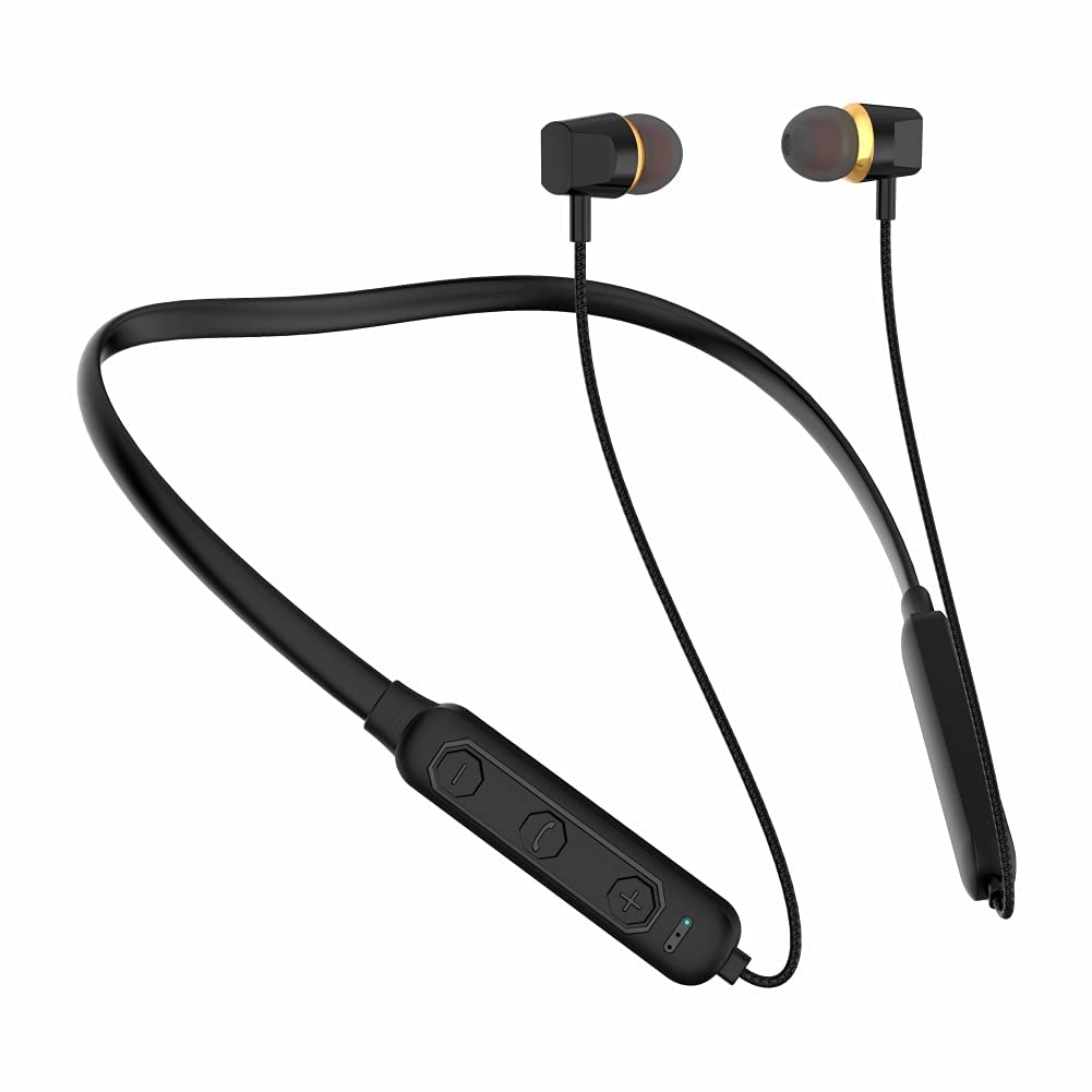 Siwi Wireless Bluetooth Earphones for OnePlus 10R / 10 R Earphones Wireless Bluetooth Neckband Flexible In-Ear Headphones Headset With Built-in Mic, Extra Deep Bass Hands-Free Call/Music, Sports Earbuds, Sweatproof (15 Hours Playtime, GLF, Multi)