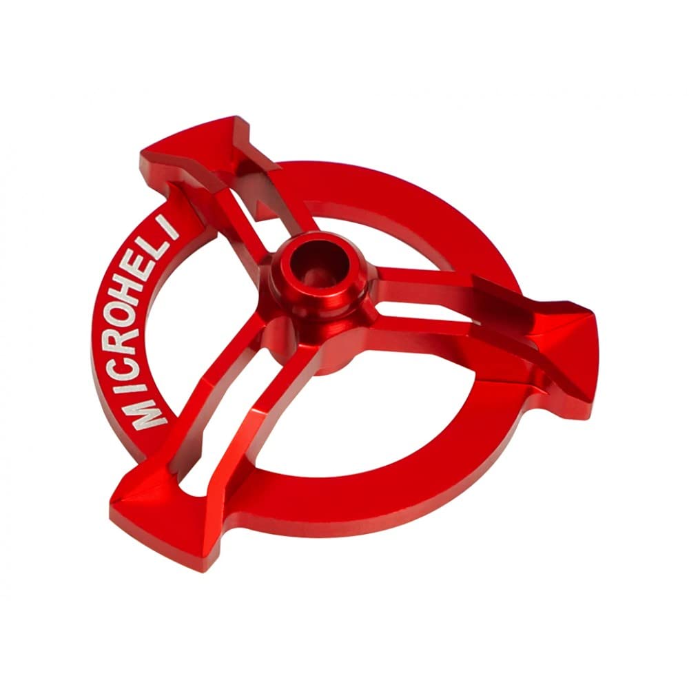 MICROHELICNC Aluminum Swashplate Leveler (RED) - OMP Hobby M1 / EVO/GOOSKY S1