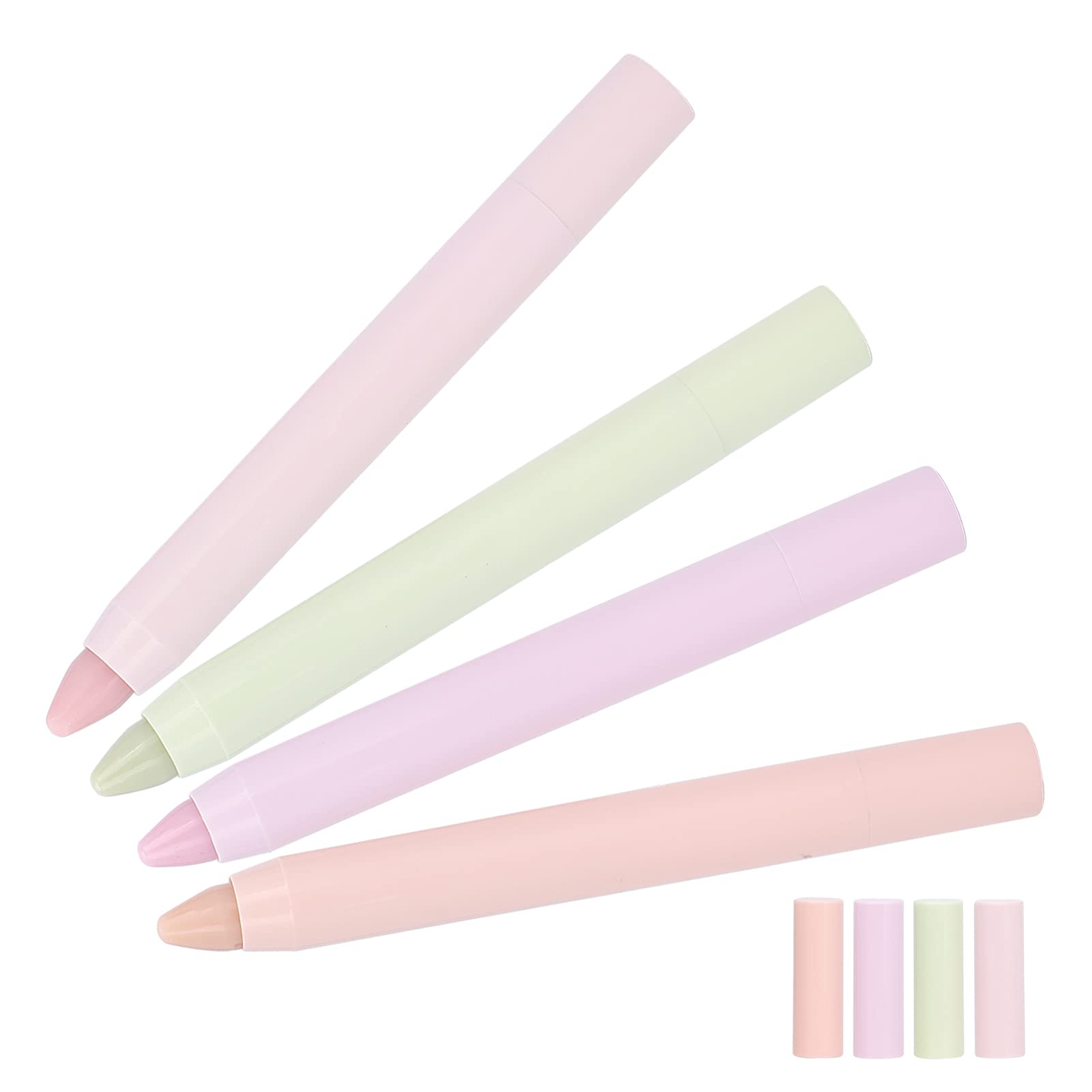 4 Pieces Mini Perfume Solid Stick, Portable Pen Lasting Fresh Light Fragrance Solid Stick Elegant Fragrance Pen Perfume for Women