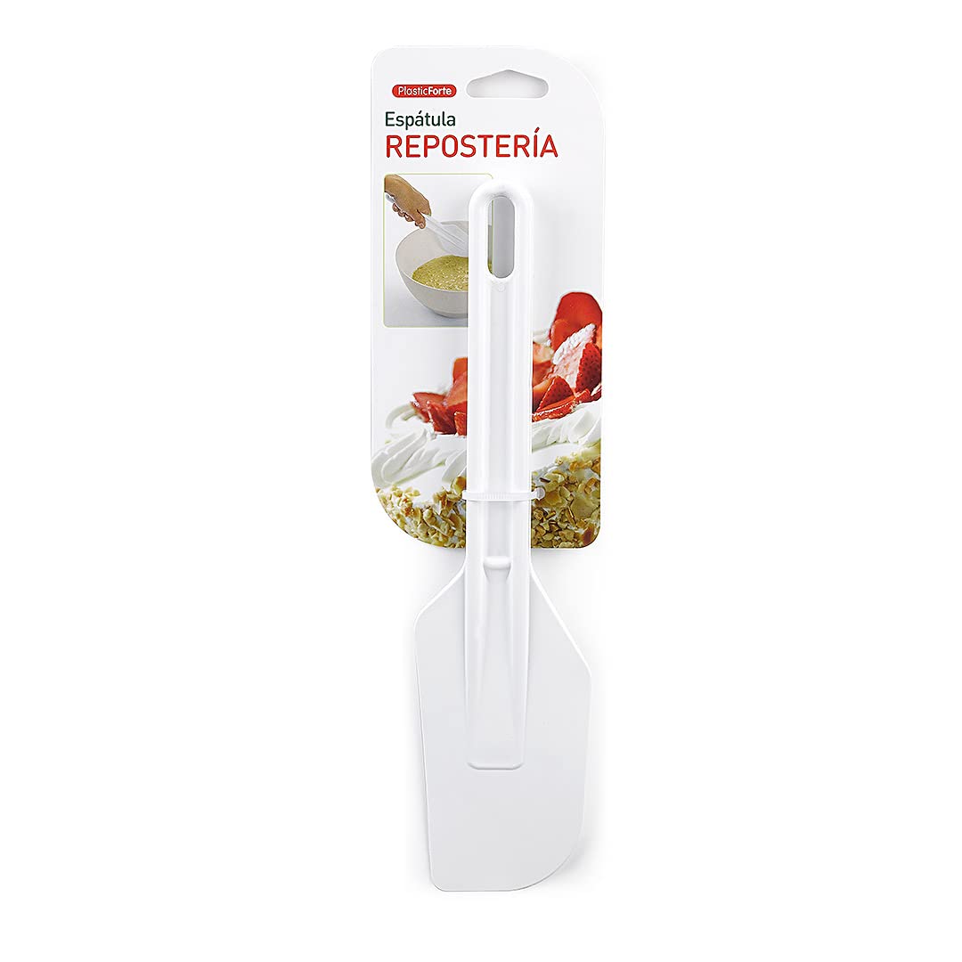 PlasticForte Bakery Spatula, 26 cm Length, White