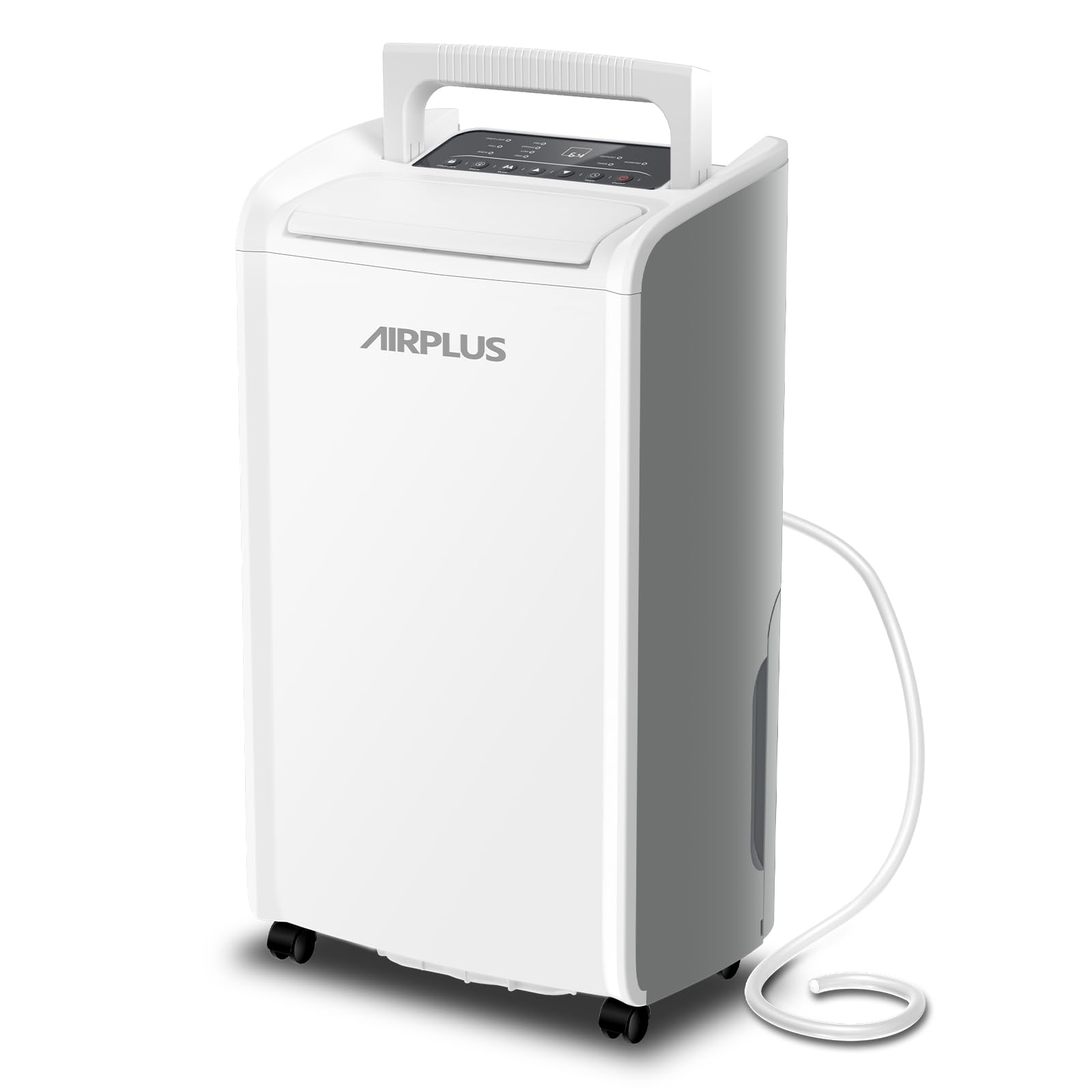 AIRPLUS4,500 Sq.Ft 70 Pint Dehumidifier for Basements and Home-with Drain Hose,Efficient,Energy-with Dual Protection and 4 Smart Modes,24H Timer,Defrost,for Large room