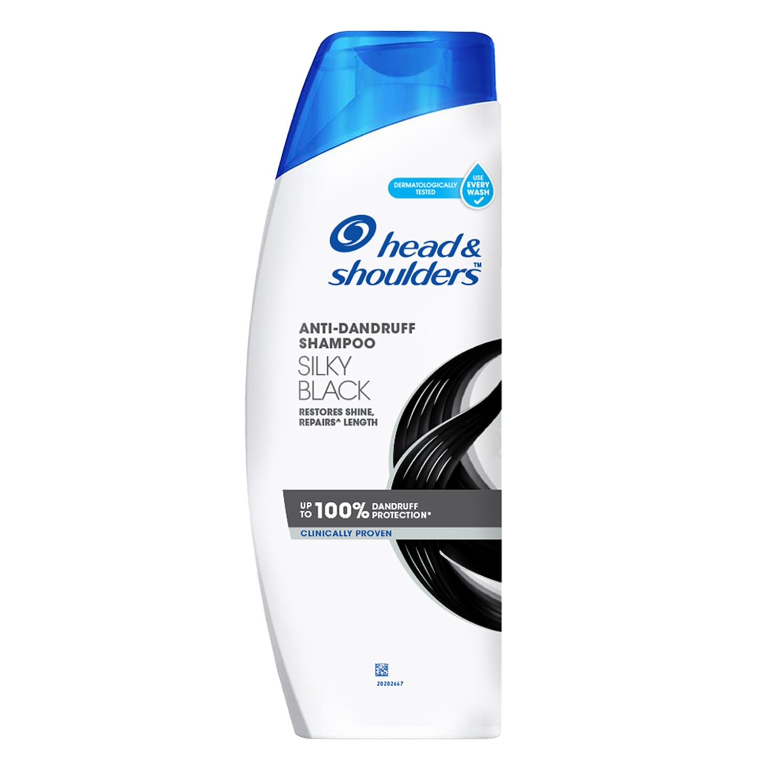 Head & Shoulders , Anti Dandruff Shampoo, Silky Black, 180 ML