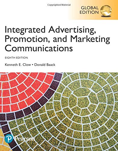 Integrated Advertising, Promotion And Marketing Communications, Global Edition