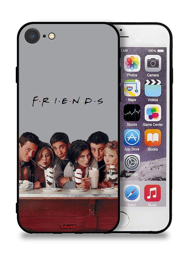 Tolwak Apple iPhone 7 Protective Case F R I E N D S