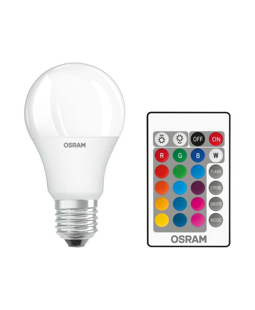 Osram LED Lamp | Base: E27 | Warm White | 2700 K | 9 W | for 60 W | Frosted | LED STAR MOTION SENSOR Classic A