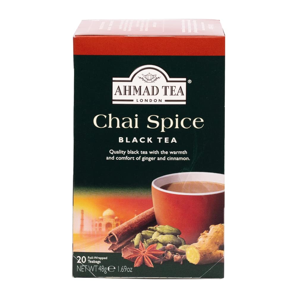 Ahmad TeaChai Spice Tea | Black Tea - 20 Teabag Sachets