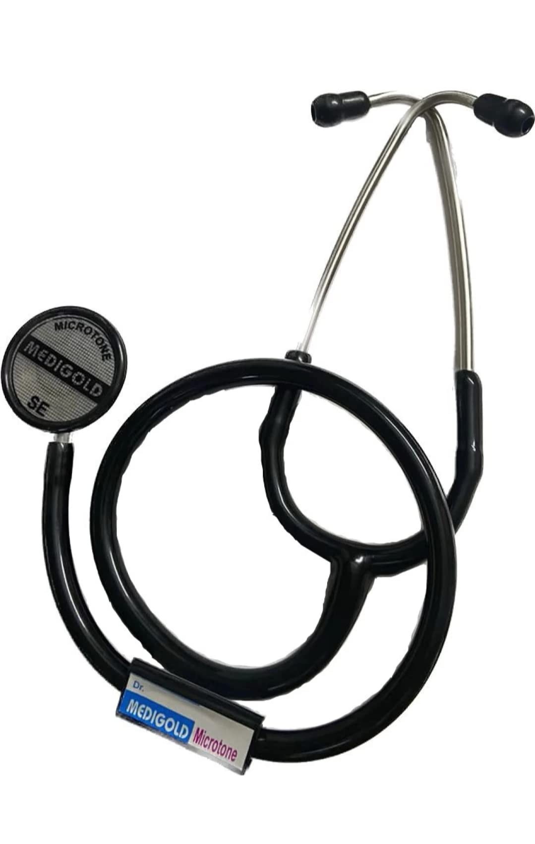 Microtone Stethoscope (Black) Made in India