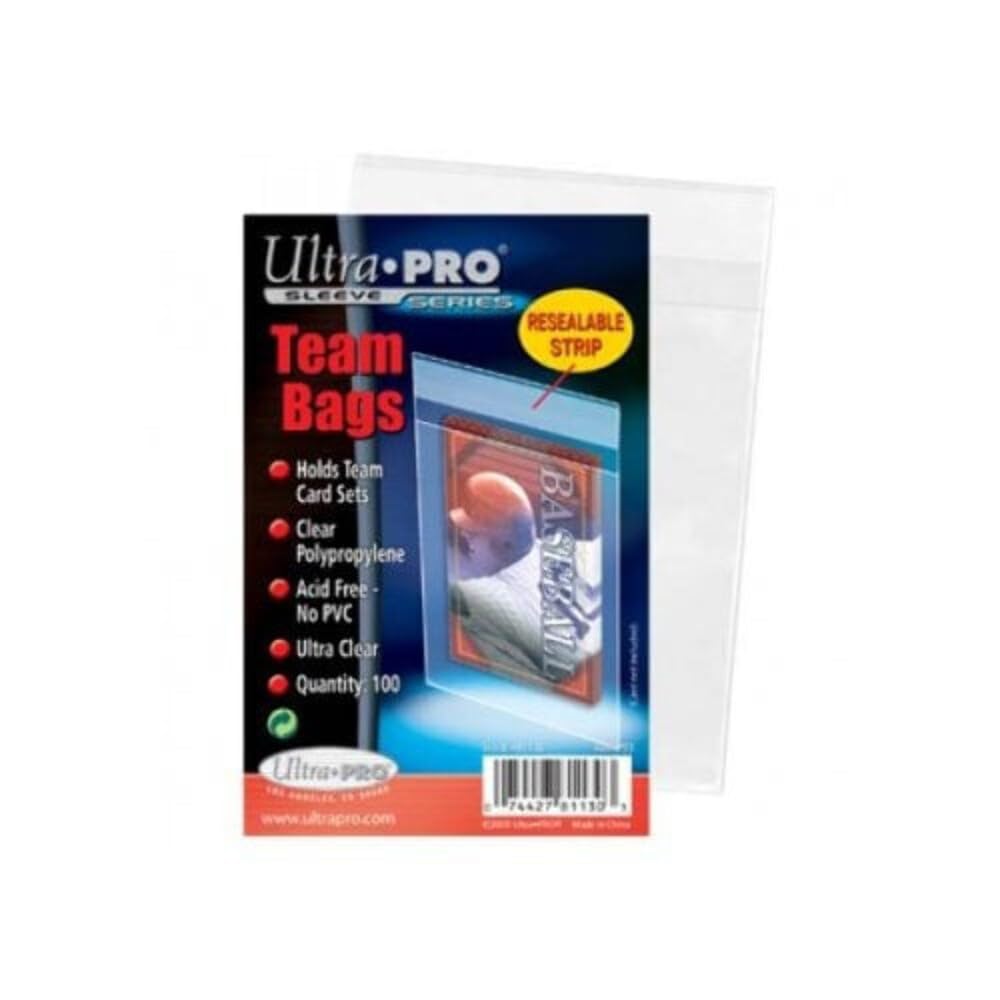 Ultra Pro Card Sleeves Team Bags Resealable Card Game