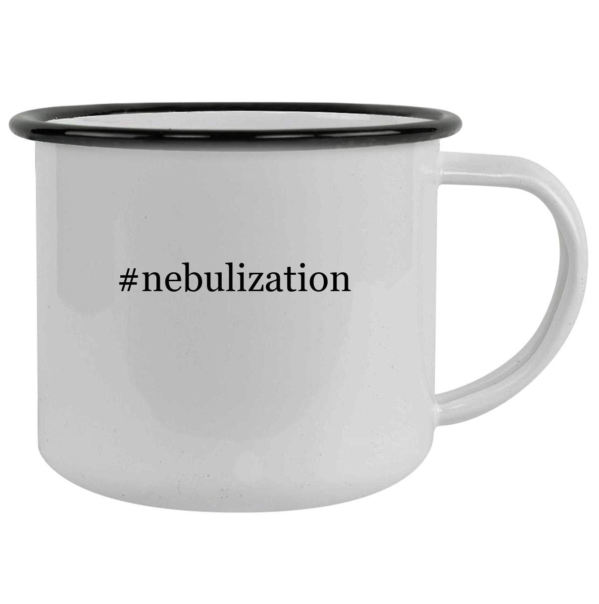 Molandra Products #nebulization - 12oz Hashtag Camping Mug Stainless Steel, Black