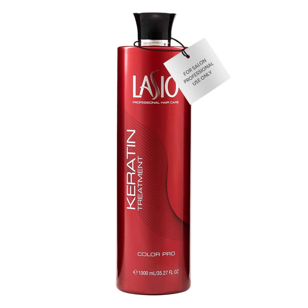 Lasio Keratin Treatment Color Pro, Fume Free, Infused with Borage Oil and Vitaplex, UV and Color Protectant, 35.27 Fl. Oz.