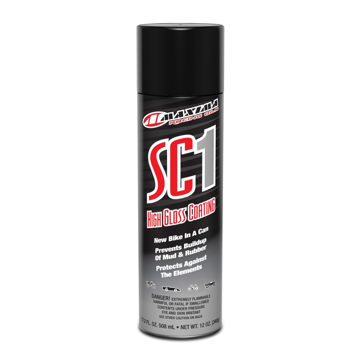 Maxima78920 SC1 High Gloss Coating 17.2 FL. OZ. 508 mL - NET WT. 12 OZ. (340g), Single,Black