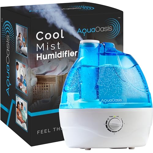 AquaOasis® Cool Mist Humidifier (2.2L Water Tank) Quiet Ultrasonic Humidifiers