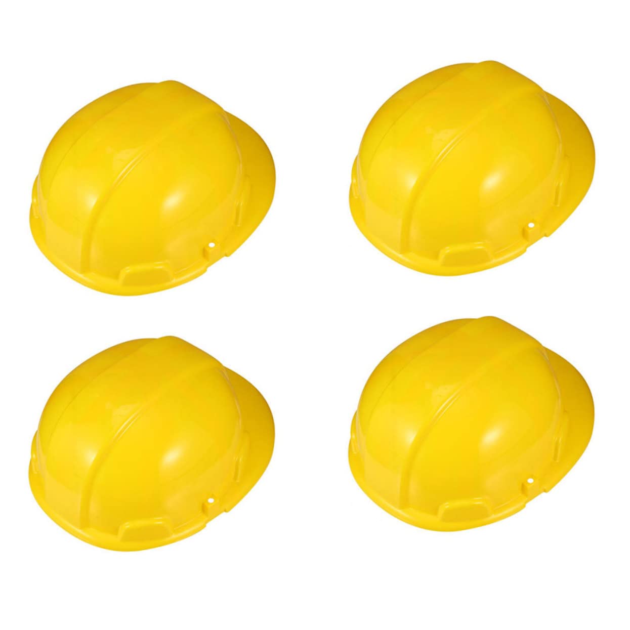 Toyvian 4pcs Toy Engineering Hat Child Helmet Kids Toys Yellow Hat Construction Hat Kids Playsets Theme Party Construction Hat False Construction Hats Toy Kids Plastic Construction Hats