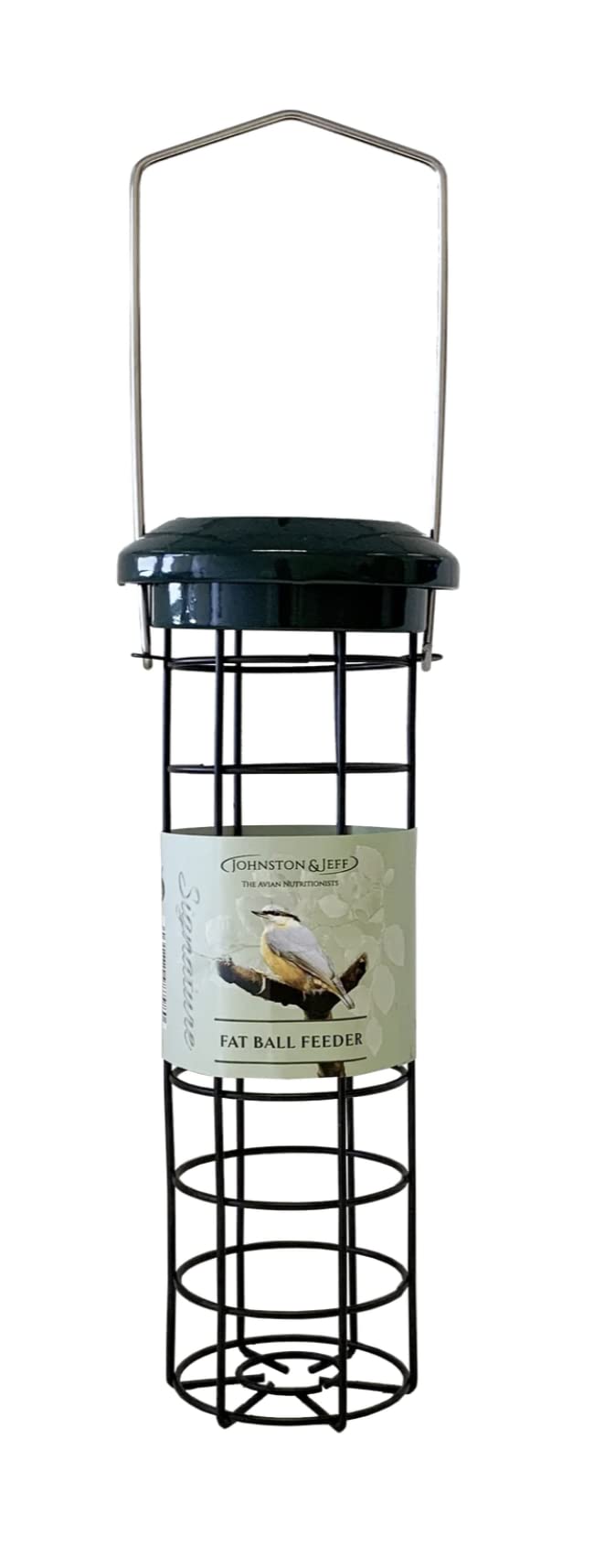 Green Cast Fat Ball Feeder (3-4 ball) x 1 All Metal Wild Bird Feeder SMF