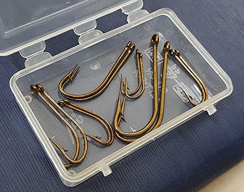 Das Departmental Store' Germany Made Bronze Fishing Hooks (6 Pair Variable Size)