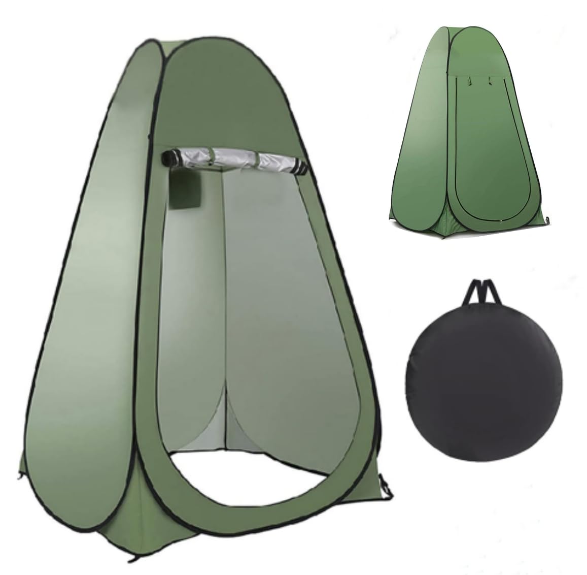 SKY-TOUCH Outdoor Changing Clothes Tent, Pop Up Shower Tent, Portable Folding Toilet Tent with Carry Bag, Beach Dressing Changing Room, Outdoor Tent Suitable for Shower/Toilet/Camping/Beach