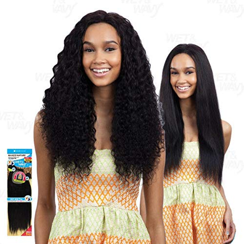 DEEP WAVE 7PCS (18" 20" 22") - Naked Nature Brazilian Virgin Remy 100% Human Hair Wet & Wavy